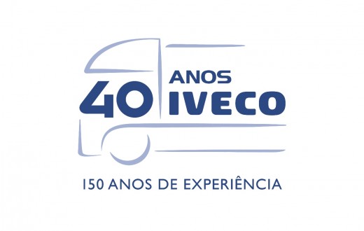 Logo comemorativo 40 anos da Iveco